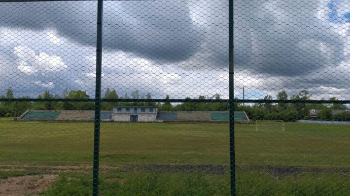 Сетка для ограждение футбольного поля в Харовске. фото 1
