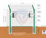 Решение №5. Ограждение для особо-охраняемых объектов V-КЗР