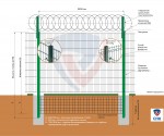 Решение №5. Ограждение для особо-охраняемых объектов V-КЗР